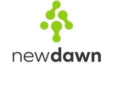 New Dawn Bio logo gekleurd